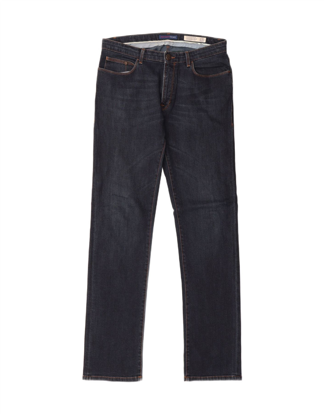 TRUSSARDI Womens Straight Jeans W31 L34 Navy Blue Cotton Vintage Trussardi and Second-Hand Trussardi from Messina Hembry 