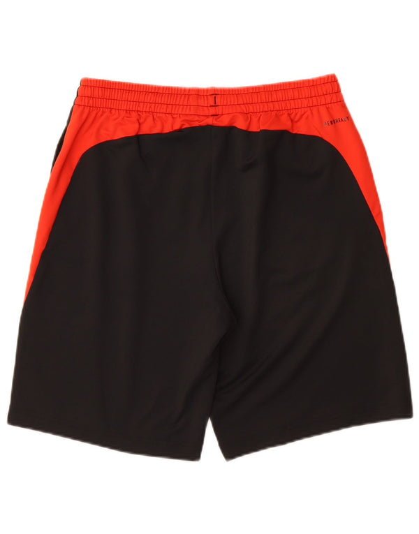 Adidas Aeroready Sportshorts für Jungen, 13–14 Jahre, schwarzes Colourblock-Polyester