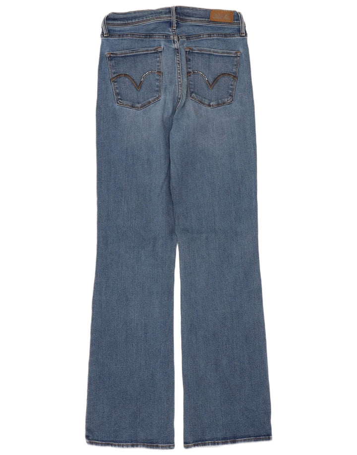 LEVI'S Damen Bootcut-Jeans US 8 Medium W29 L32 Blaue Baumwolle