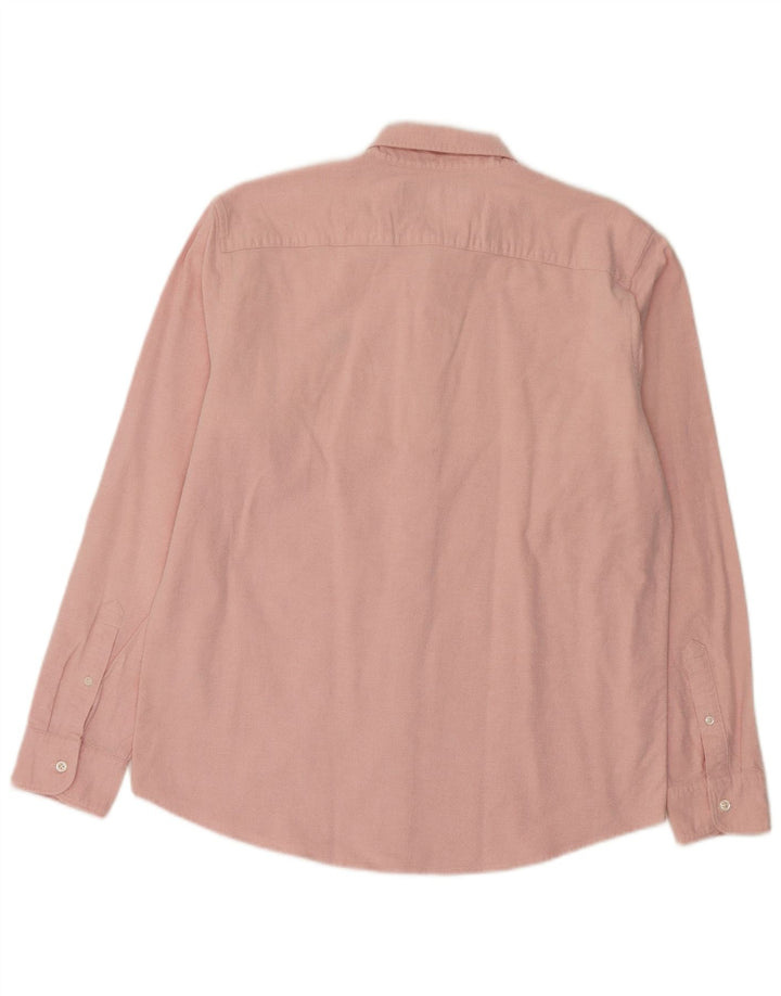 Abercrombie & Fitch Herrenhemd, groß, rosa, Baumwolle
