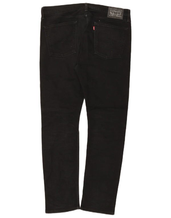 Levi's Damen Slim Jeans W36 L31 Schwarze Baumwolle