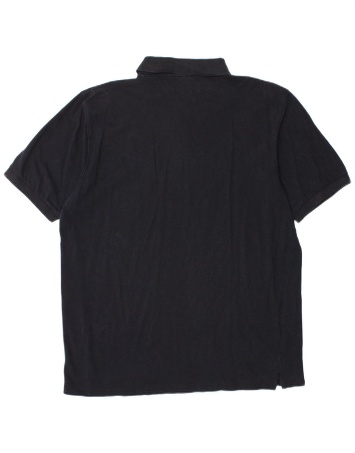 Hugo Boss Herren-Poloshirt, große marineblaue Baumwolle