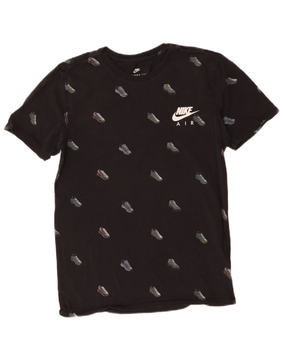 Nike Herren-T-Shirt mit sportlichem Schnitt und Grafik, Größe S, Schwarz, Baumwolle