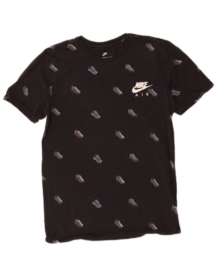 Nike Herren-T-Shirt mit sportlichem Schnitt und Grafik, Größe S, Schwarz, Baumwolle