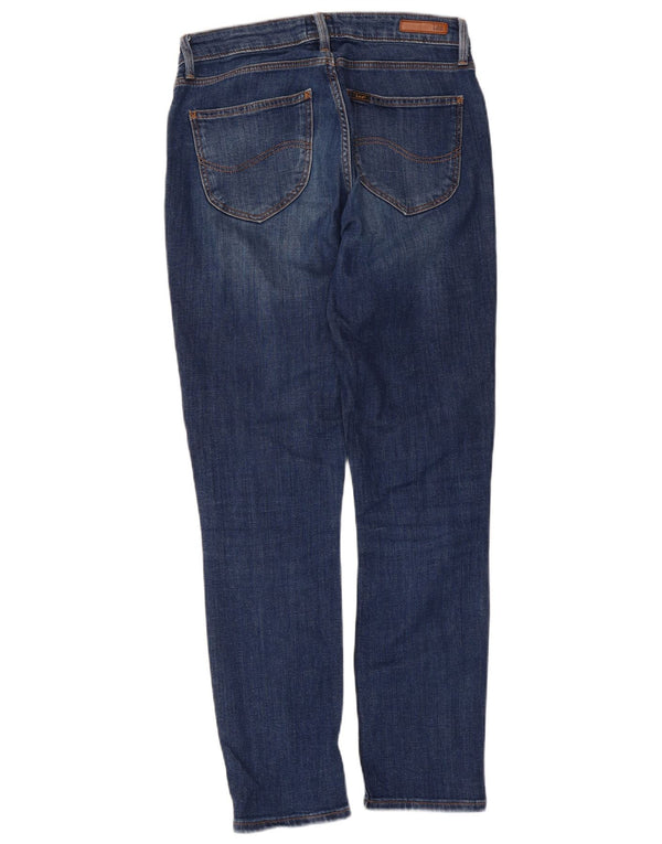 Lee Damen Elly Slim Jeans W28 L31 Marineblaue Baumwolle