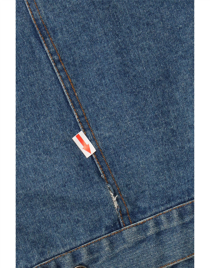 Vintage Herren Jeansjacke UK 42 XL Blue Cotton Classic