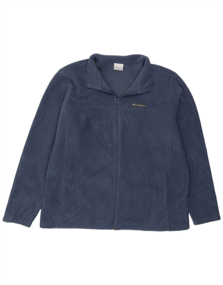 Columbia Herren Fleecejacke UK 42 XL Marineblau Polyester