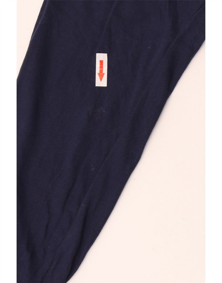 NIKE Herren Arizona Graphic Top Langarm Small Marineblau Baumwolle