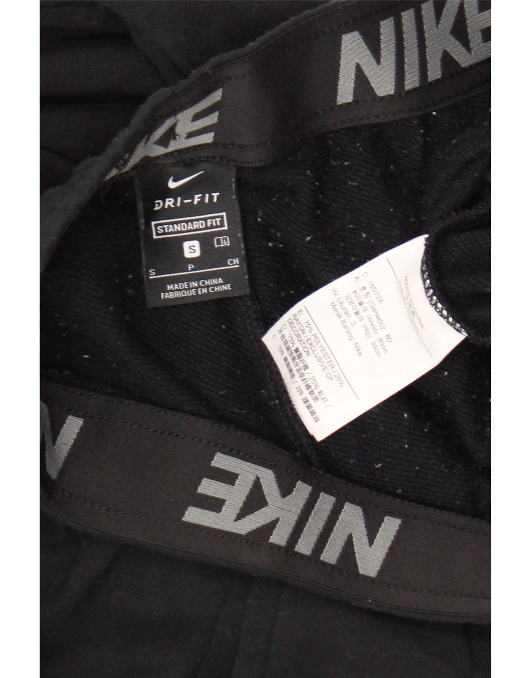 Nike Herren Dri Fit Standard Fit Trainingshose Jogger Small Schwarz