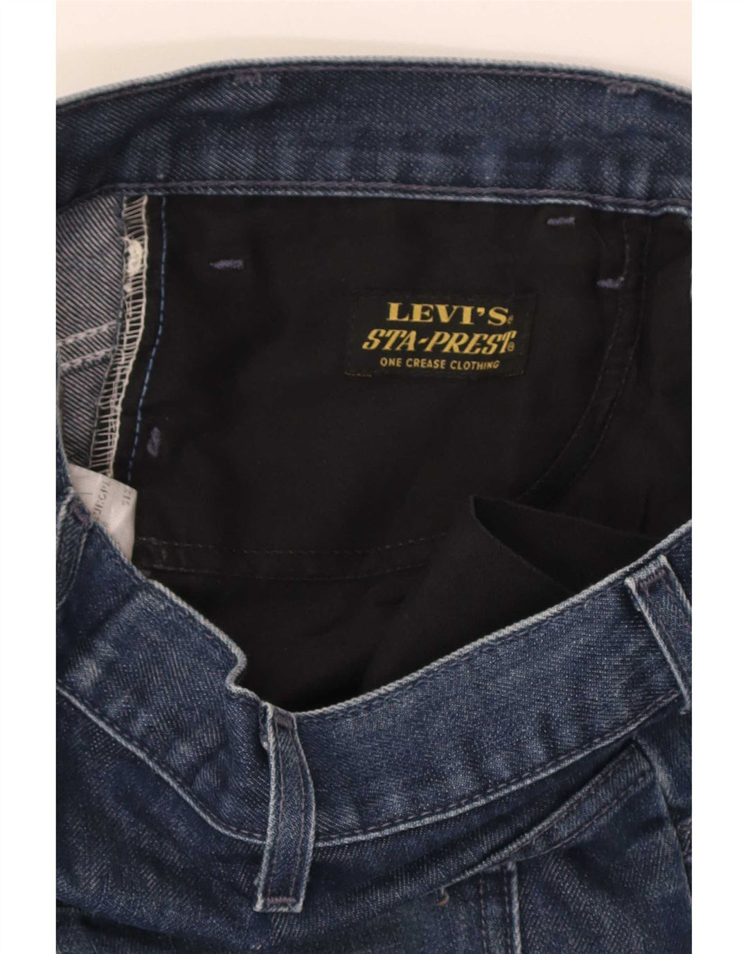 Levi's Herren Distressed Straight Jeans W33 L34 Blaue Baumwolle