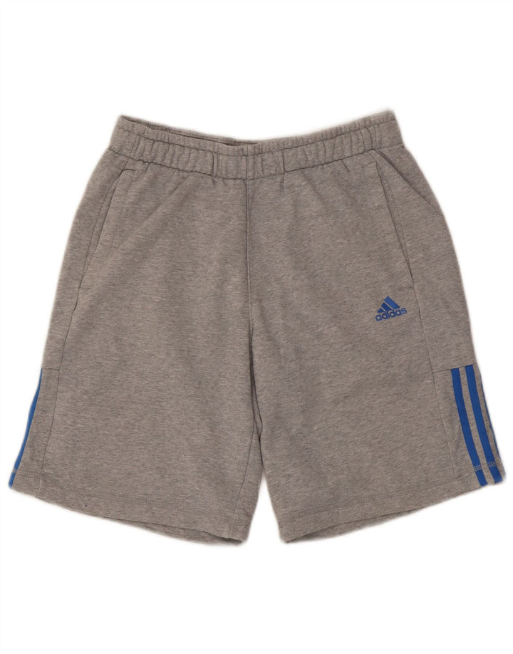 ADIDAS Herren Climalite Sport Shorts mittelgraue Baumwolle