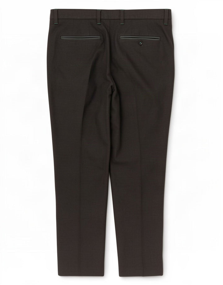 Gerade Anzughose für Herren von Ted Baker, W36, L32, grau geflecktes Polyester