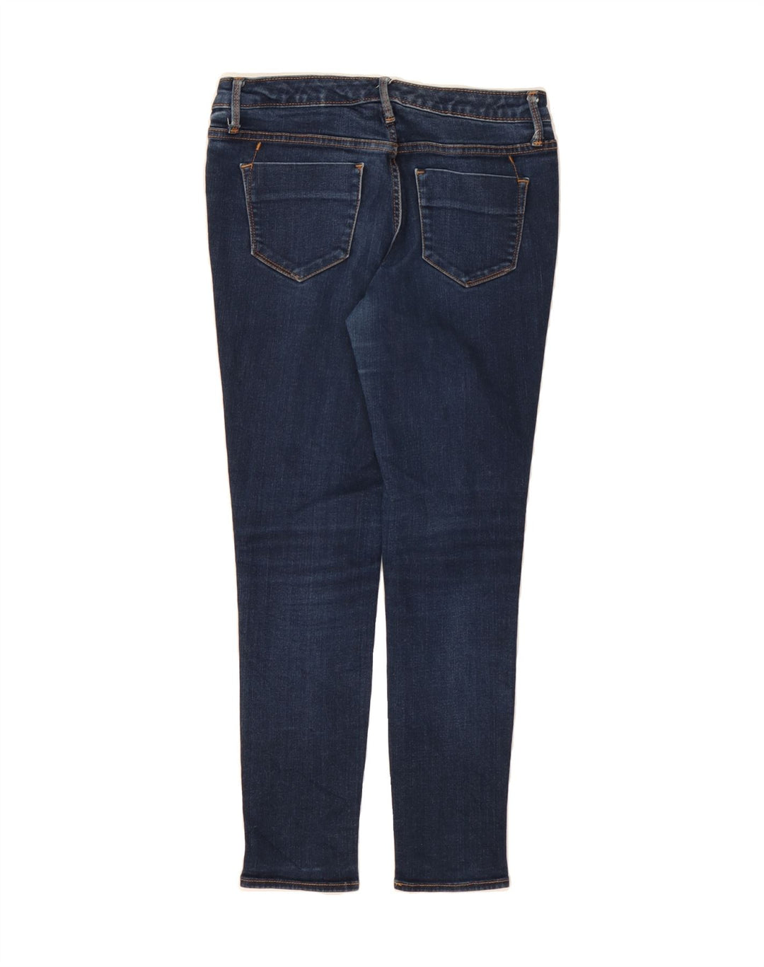 MOSSIMO Womens Mid Rise Legging Cropped Jeans US 4 Small W27 L26 Navy Blue Vintage Mossimo and Second-Hand Mossimo from Messina Hembry 