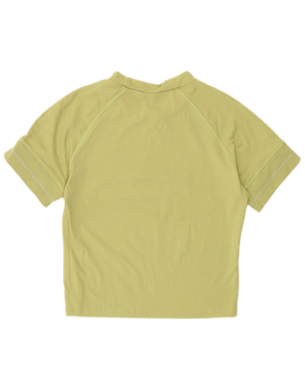 Nike Damen Crop T-Shirt Top UK 16/18 XL Grün