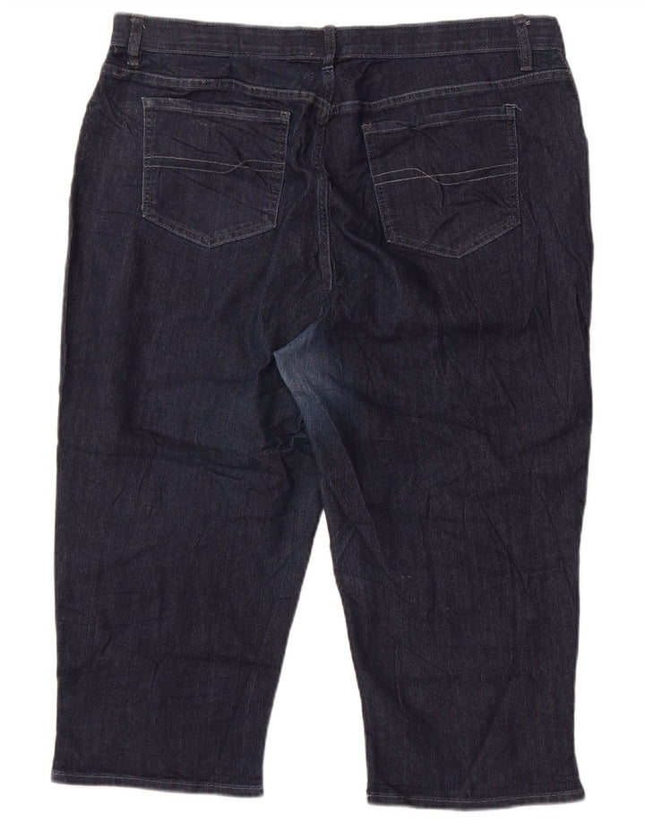 Lee Damen Riders Capri-Jeans, US 20, 3XL, W40, L20, Marineblau, Baumwolle