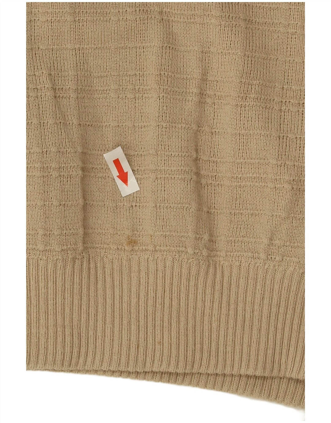 Marks & Spencer Herren-Pullover mit V-Ausschnitt, Small, Beige, Acryl