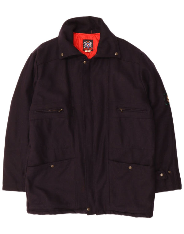 VINTAGE Herren Windjacke IT 56 3XL Marineblau