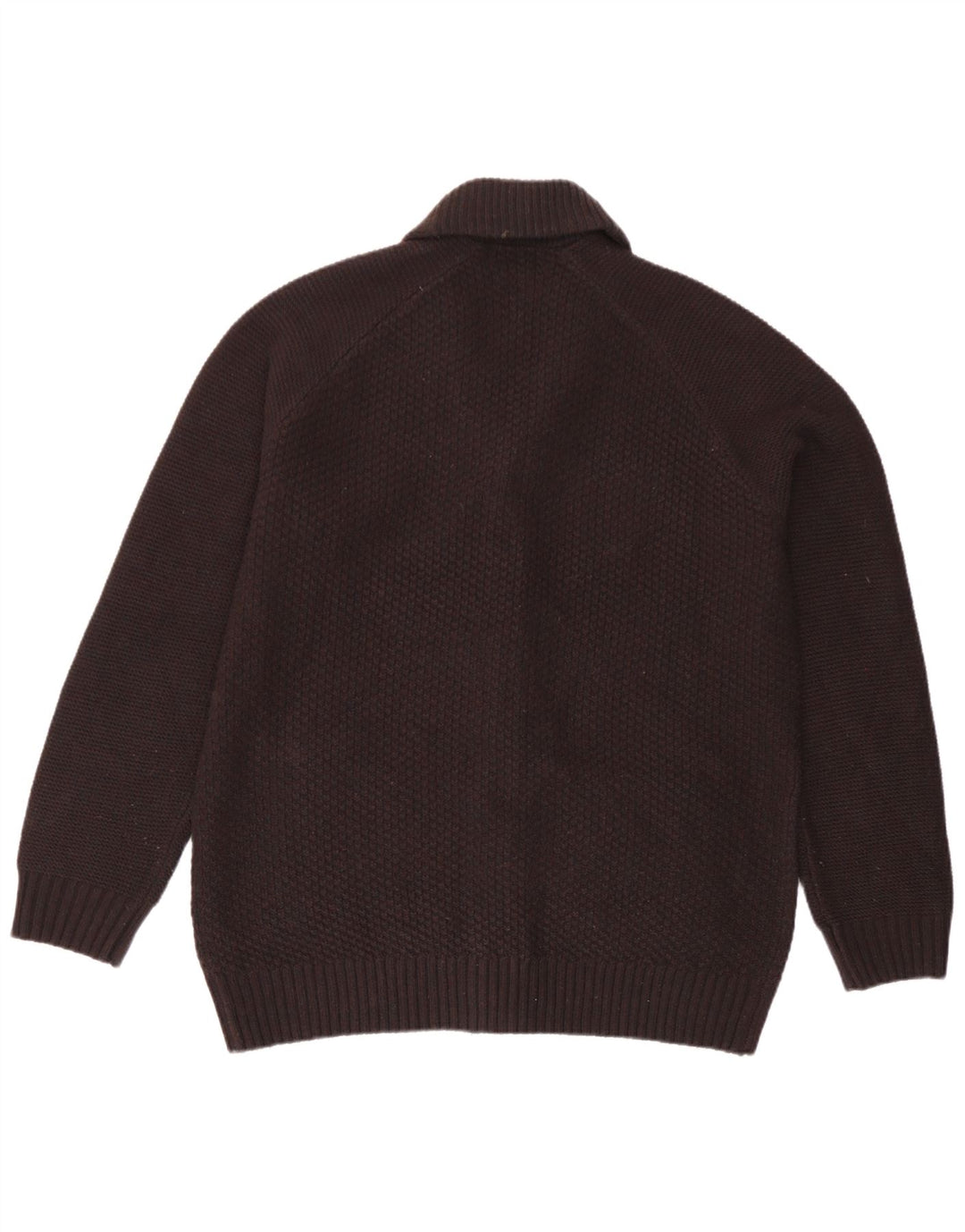 Marks & Spencer Herren-Strickjacke, groß, braun, Acryl