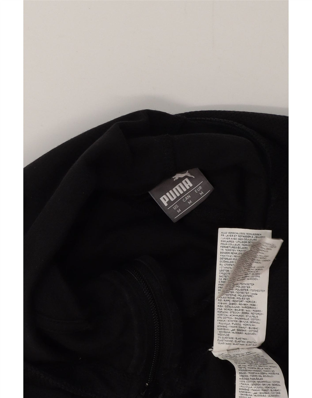 PUMA Herren AC Milan Grafik-Kapuzenpullover mit Reißverschluss, mittelschwarz, Baumwolle