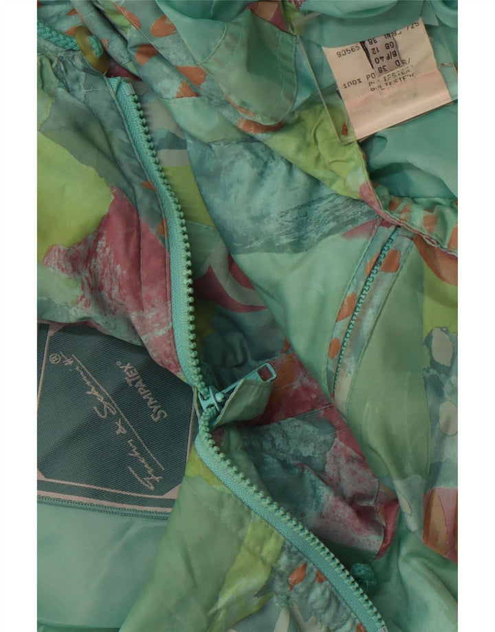 FUCHS & SCHMITT Damen-Windbreaker-Mantel UK 12 Mittelgrün Retro