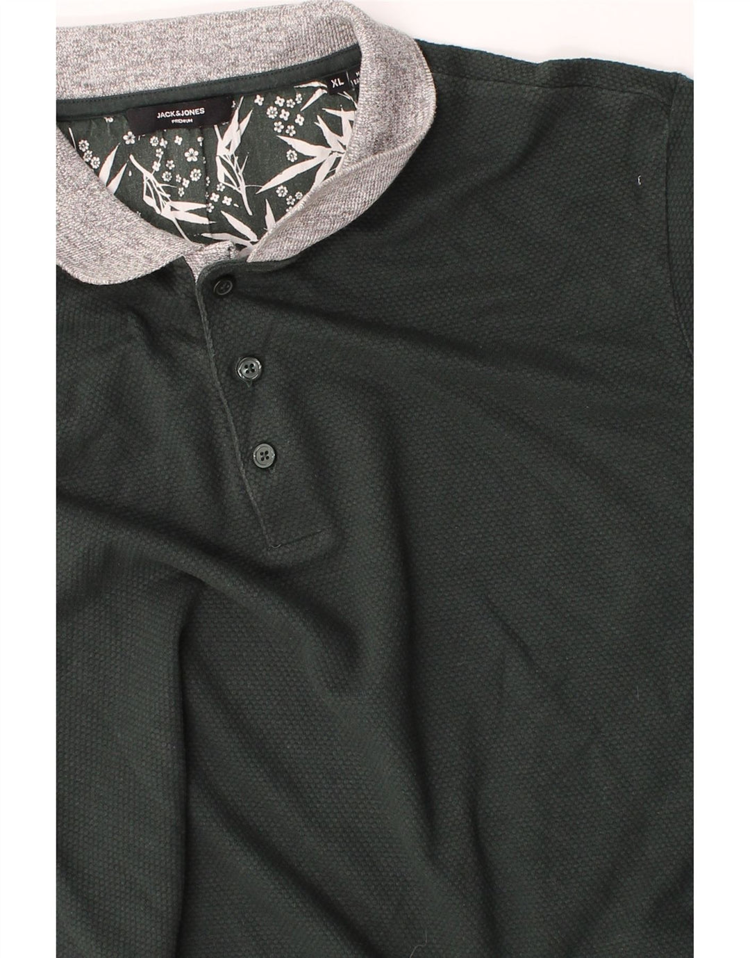 JACK & JONES Mens Polo Shirt XL Green Vintage Jack & Jones and Second-Hand Jack & Jones from Messina Hembry 