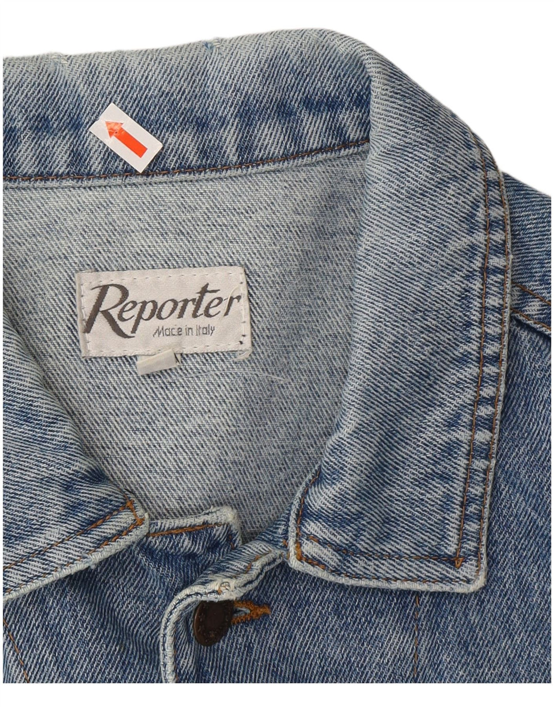 REPORTER Herren Jeansjacke UK 38 Mittelblau