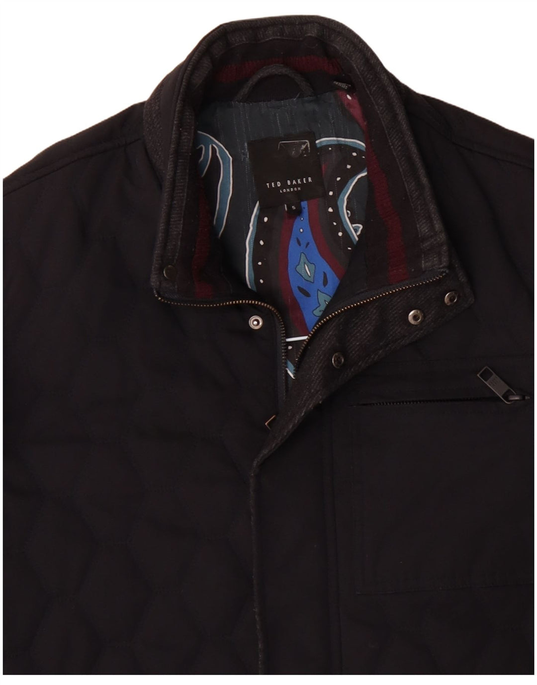 TED BAKER Herren Steppjacke Größe 5 XL Marineblau