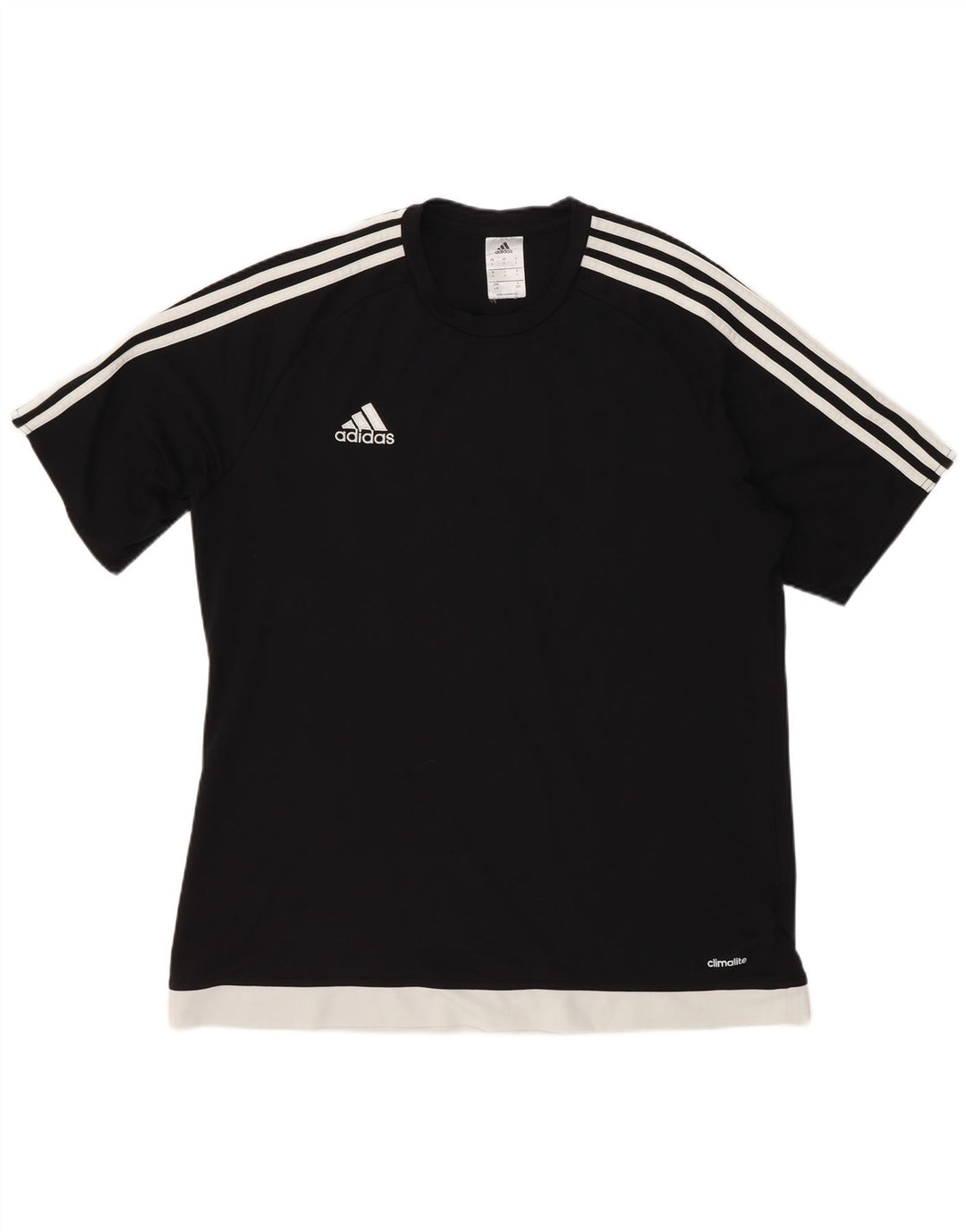 Adidas Herren T-Shirt Top Large Schwarz Polyester