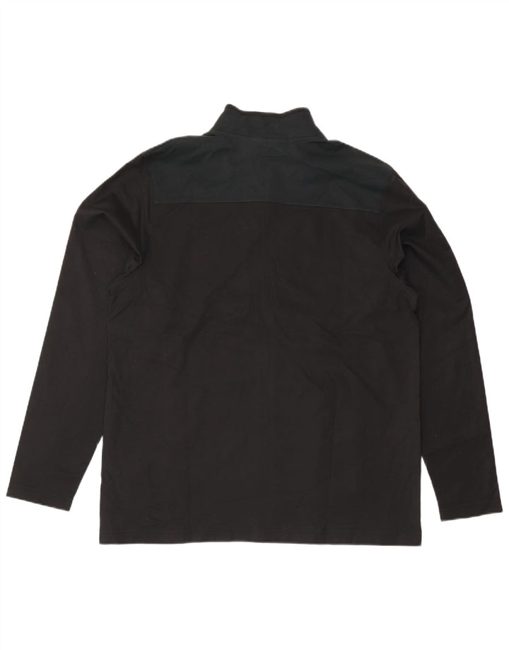 UNDER ARMOUR Herren Heat Gear Trainingsanzug-Top-Jacke, groß, Schwarz, Farbblock