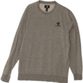 CONVERSE Herren Sweatshirt Pullover mittelgraue Baumwolle