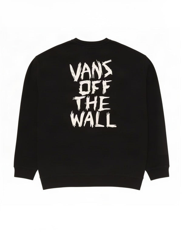 Vans Herren-Sweatshirt mit Grafik, 2XL, schwarze Baumwolle