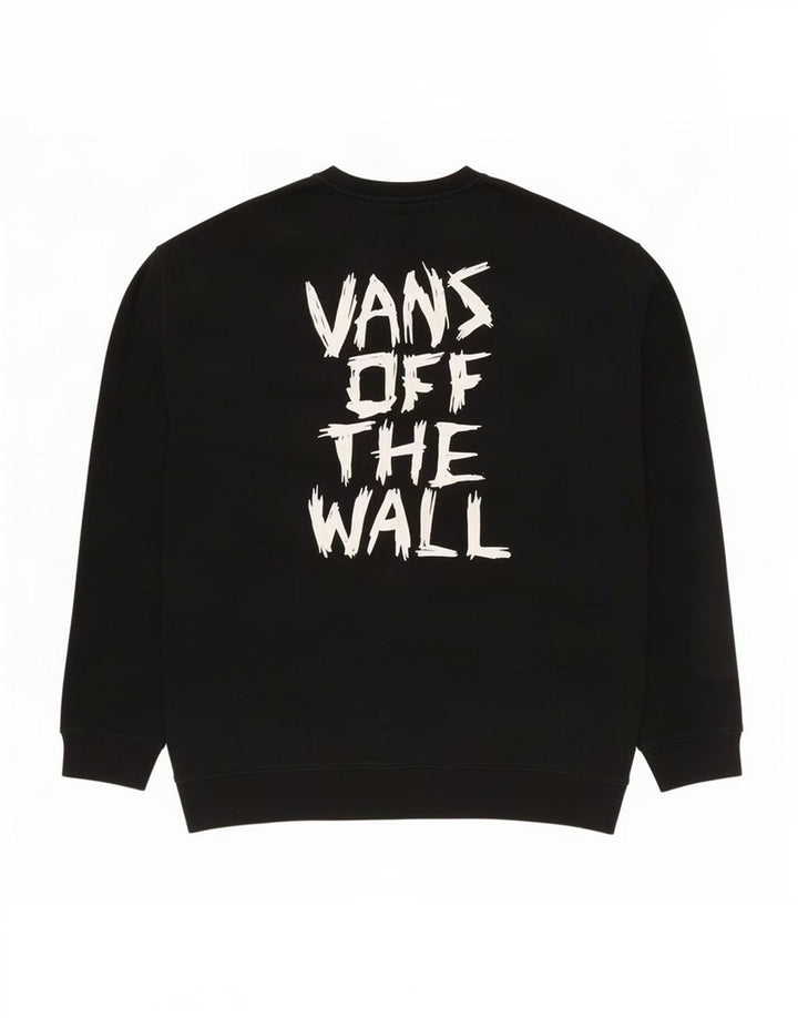 Vans Herren-Sweatshirt mit Grafik, 2XL, schwarze Baumwolle