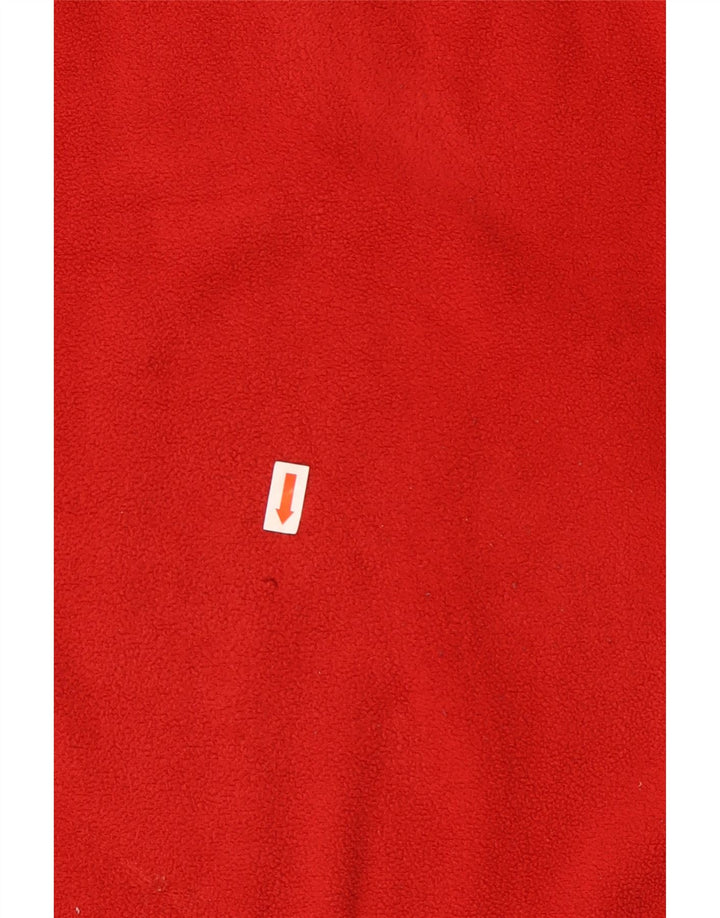 TOG 24 Herren-Fleecepullover mit Reißverschluss am Hals, 2XL, rotes Polyester