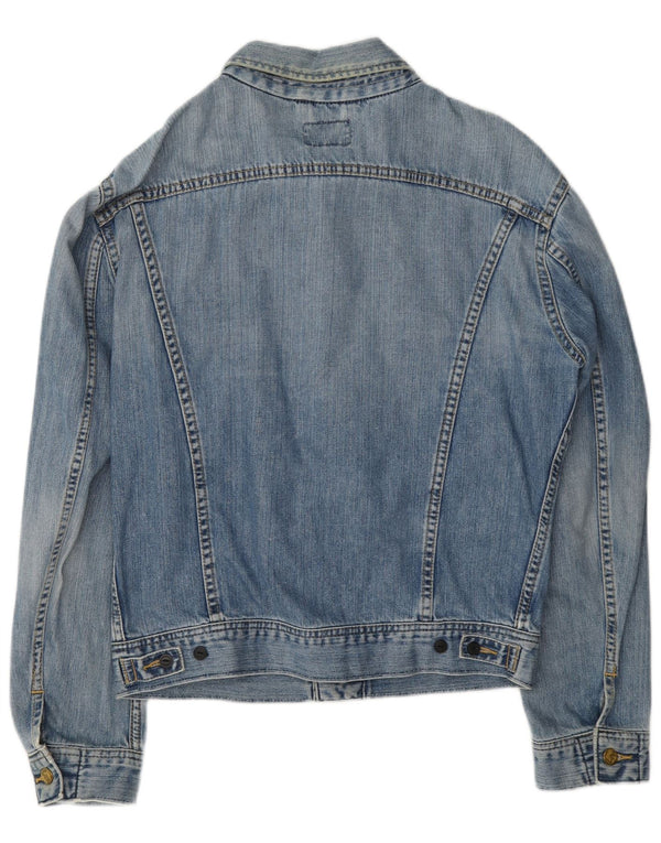 Lee Mens Rider Denim Jacket UK 40 Large Blue Cotton