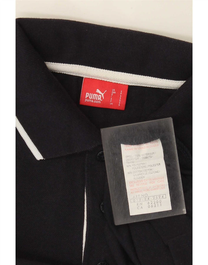 Puma Herren Poloshirt Small Schwarz Polyester