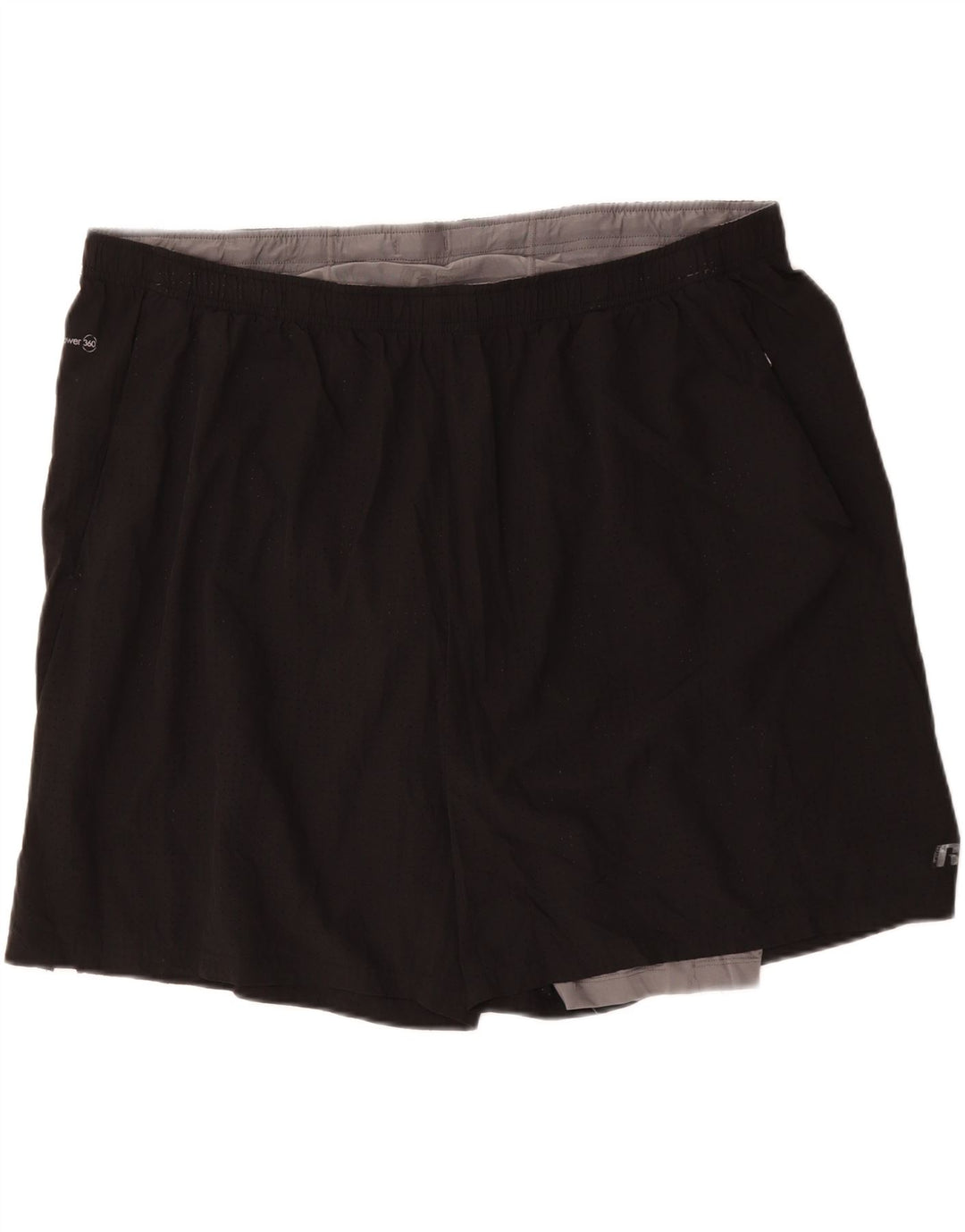 RUSSELL ATHLETIC Mens Sport Shorts 2XL  Black Vintage Russell Athletic and Second-Hand Russell Athletic from Messina Hembry 