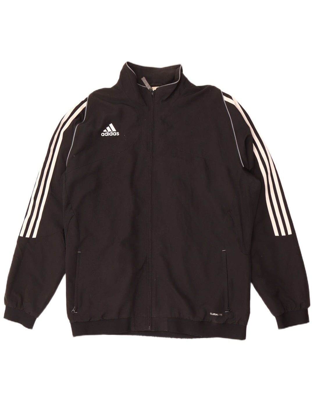 Adidas Herren Trainingsanzug Top Jacke UK 48/50 XL Schwarz Polyester
