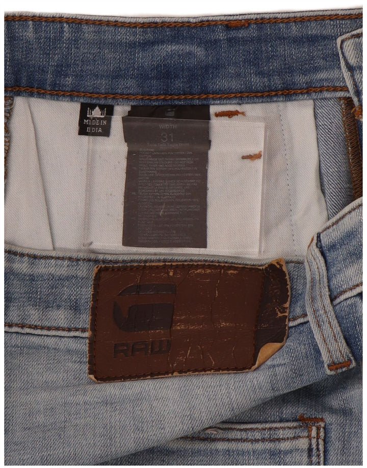G-Star Herren Jeansshorts W31 mittelblaue Baumwolle