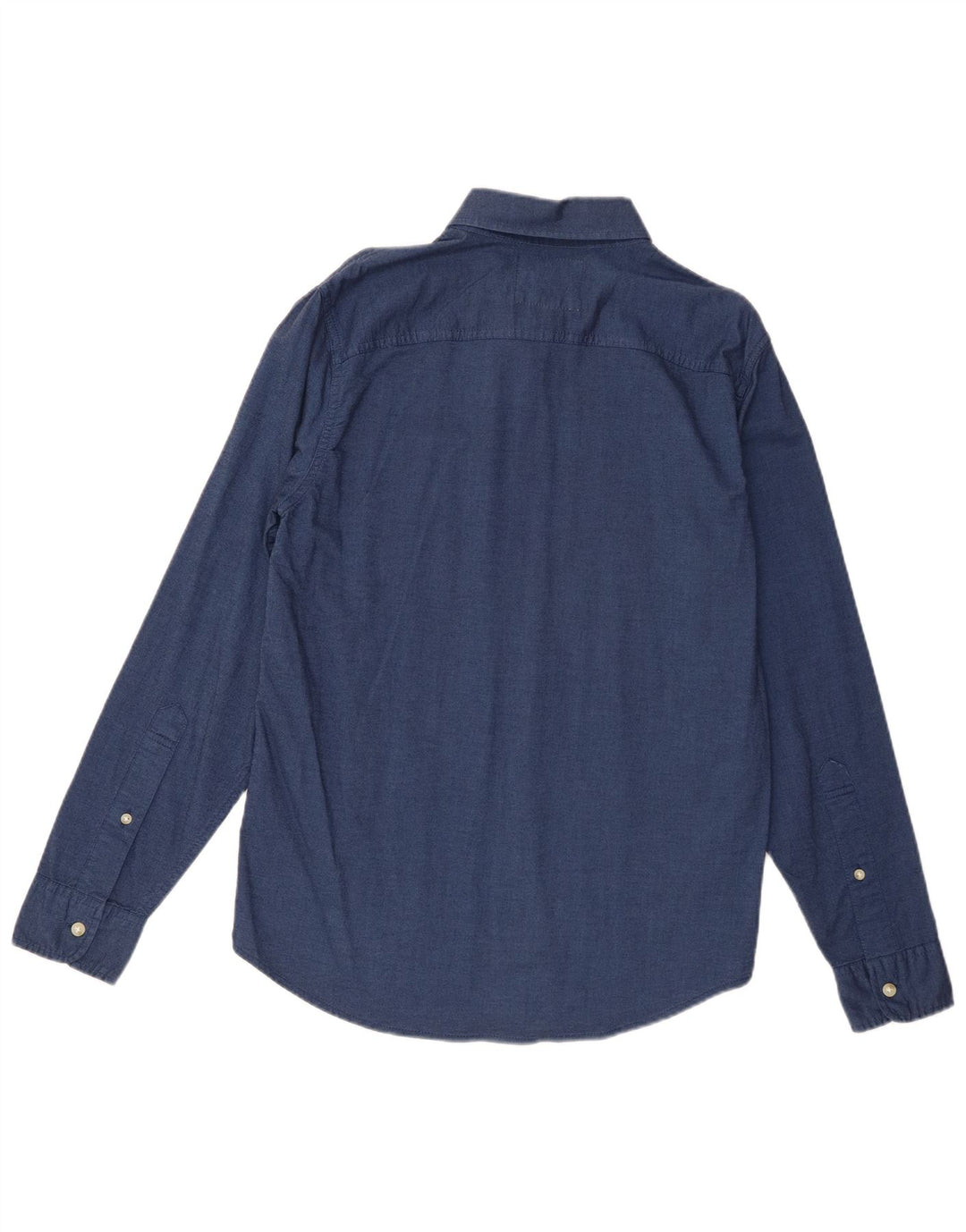 Hollister Herren-Hemd, klein, aus blauer Baumwolle