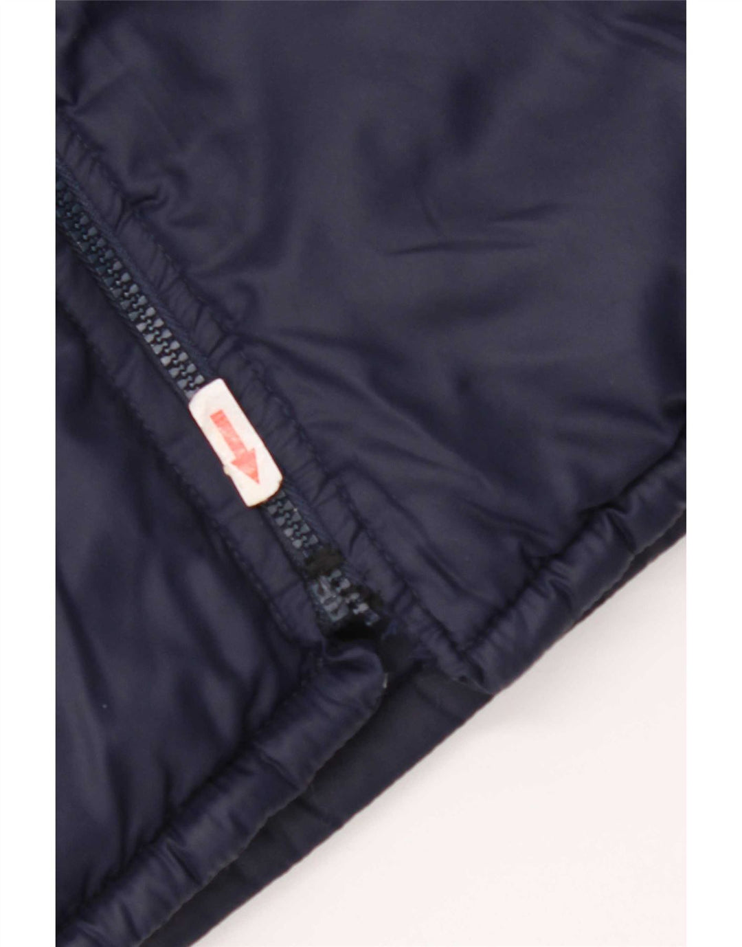 Vintage Herren Reversible Wattierte Jacke UK 38 Mittel Marineblau Farbblock