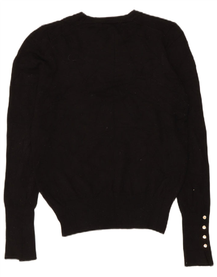Zara Damen-Pullover mit Rundhalsausschnitt, Gr. 10, Größe S, Schwarz