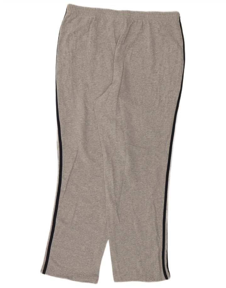 Adidas Herren-Trainingshose 2XL, grau gefleckte Baumwolle