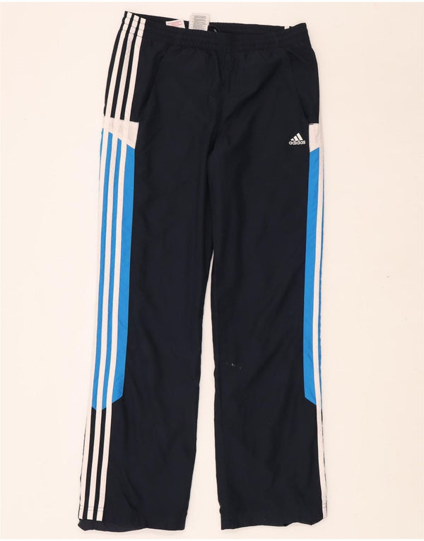 ADIDAS Trainingshose für Jungen, 13–14 Jahre, marineblaues Farbblock-Polyester