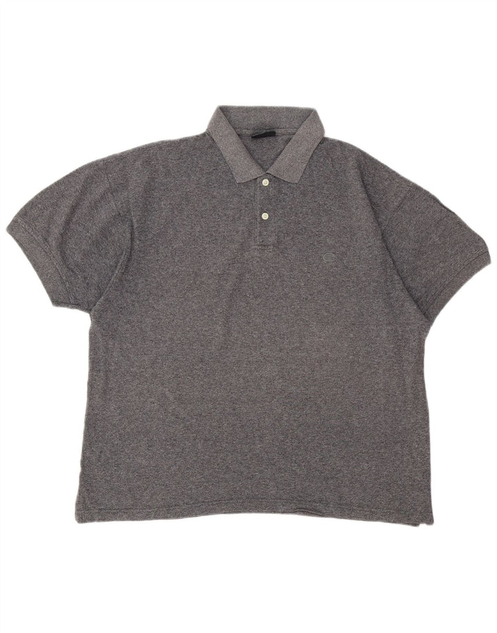 Champion Herren-Poloshirt, große graue Baumwolle