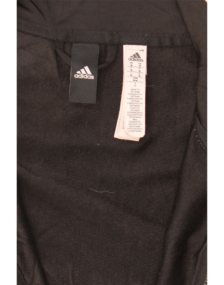 ADIDAS Herren-Trainingsanzug-Oberjacke, Mittelschwarzes Polyester