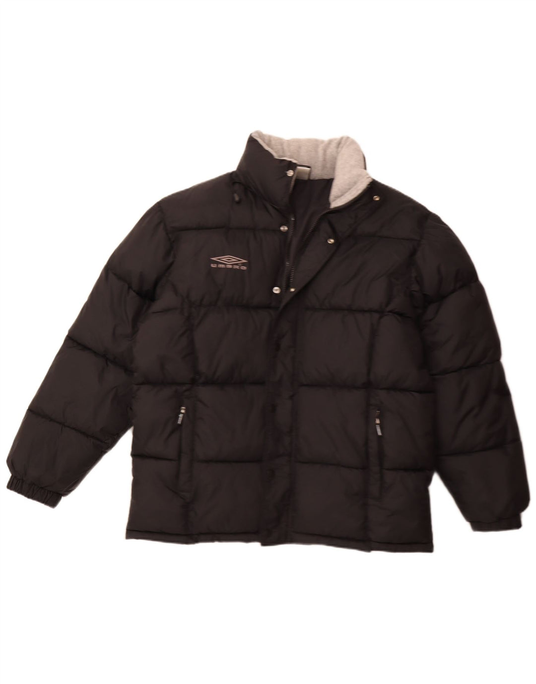 Umbro gepolsterte Herrenjacke UK 38 Mittelschwarzes Nylon