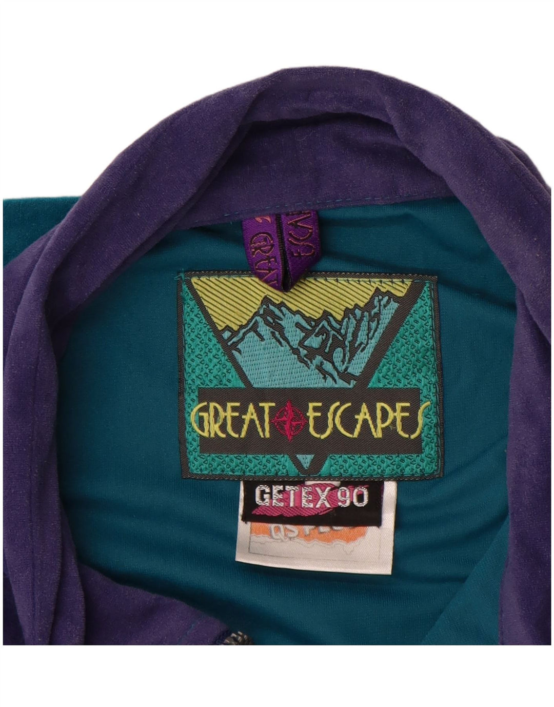 Great Escapes Herren-Trainingsanzug-Oberjacke, Mittelgrün, Farbblock