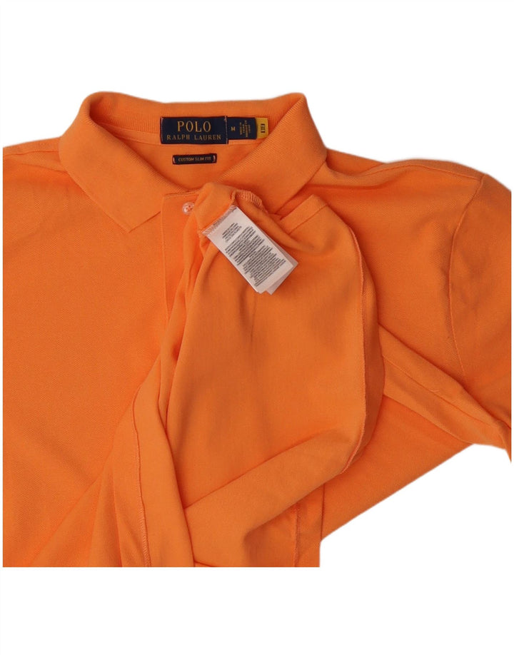 Polo Ralph Lauren Herren Custom Slim Fit Poloshirt Mittelorange Baumwolle