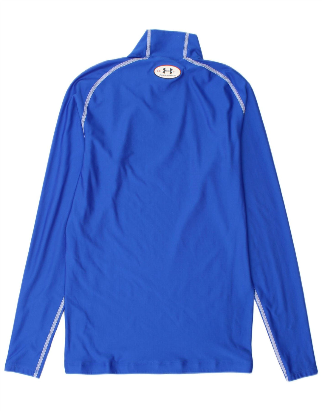 UNDER ARMOUR Herren Cold Gear Top Langarm Large Blau Polyester