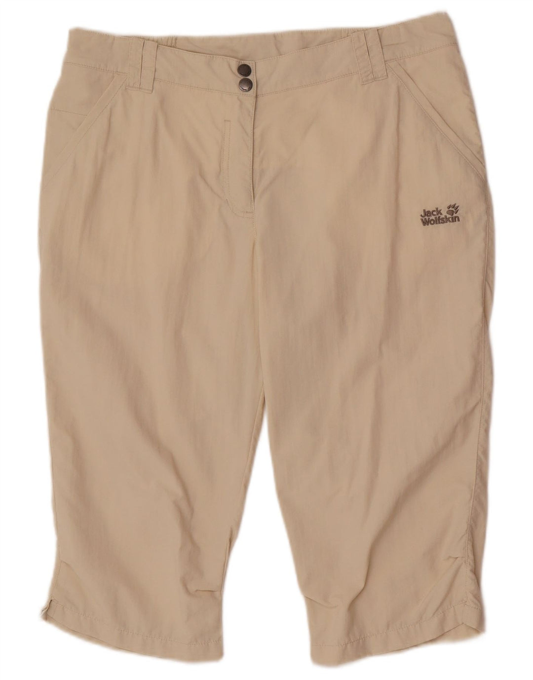 Jack Wolfskin Damen Chinoshorts UK 12 Medium W32 Beige Polyamid